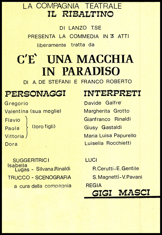 C’è una macchia in paradiso [1989]